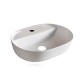 Умывальник накладной, овальный, белый матовый, Point Виктория 51, PN43066WM  (PN43066WM)