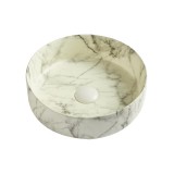 Раковина накладная Azario 346x346x114 мрамор AZ-3134-ST SP &mdash; 