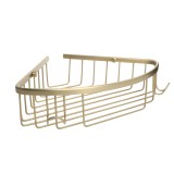 Полка угловая одноэтажная Fixsen HOTEL FX-31051-1G , золото-сатин — 