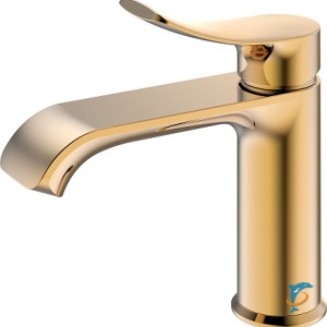 Смеситель для раковины HAIBA HB10553-5 , золото  (HB10553-5)