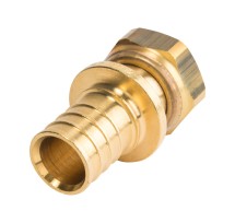 Переходник STOUT с накидной гайкой 20xG 1/2&quot; — Переходники с накидной гайкой для труб из сшитого полиэтилена 