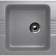 Односекционная мойка с отверстием под смеситель ULGRAN U-204 темно-серый  (U-204-309)