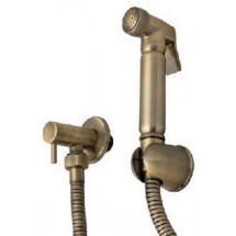 Гигиенический набор с краном Античная бронза SH-332 Rel/An — 