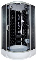 Душевая кабина River TEMZA 90/24 TH — Закрытая с крышей , полностенная, двери раздвижные, габариты (ШхВхД): 90x90x210 см