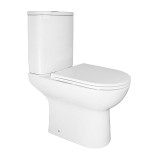 Унитаз-компакт Azario Kano 370х630х800 напольный, безободковый, в комплекте с быстросъемным сиденьем микролифт (93590) &mdash; 