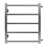 Полотенцесушитель водяной AZARIO ANCONA 500/600 квадрат, 5 секций, боковое подключение, 3/4&quot;, хром (AZ71556) — Полотенцесушитель водяной «Сахара» [1/2"] 500/630 Terminus 4 перекладины