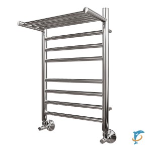 Полотенцесушитель водяной Point PN10146SP П7 400x600 с полкой, хром (PN10146SP)