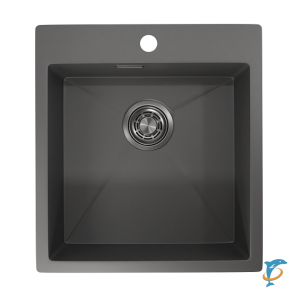 Стальная кухонная мойка Granula GR-4600 графит матовый  (GR-4600 графит матовый)