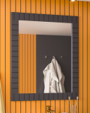 Зеркало Brevita Gloster 60 графит — 