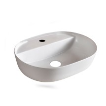 Умывальник накладной, овальный, белый, Point Виктория 51, PN43066 — 