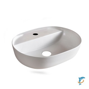 Умывальник накладной, овальный, белый, Point Виктория 51, PN43066  (PN43066)