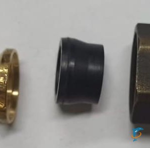 Переходник RETROstyle для медной трубы на 15 мм (бронза)