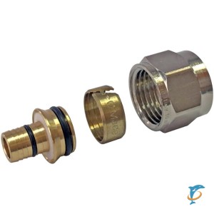 Фитинг компрессионный для труб STOUT PEX-AL-PEX 16х2,6х3/4 (SFC-0026-162634)