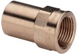 Вставка под пресс Viega d22х1/2 с внутренней резьбой, медь &mdash; 