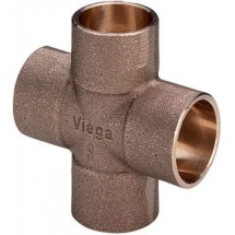 Крестовина Viega d15 из красной бронзы под пайку, модель 94180 — 