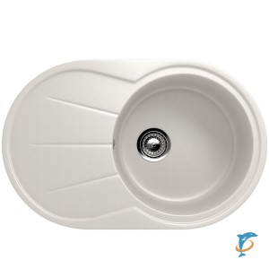 Односекционная реверсивная мойка ULGRAN U-503 белый  (U-503-331)