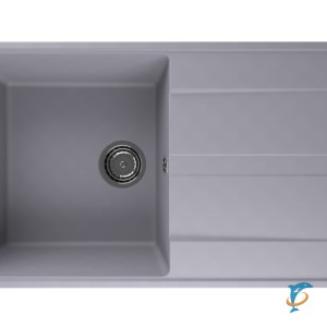 Мойка ULGRAN Quartz Prima 850 Бетон (Prima 850-05)