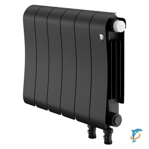 Радиатор биметаллический Royal Thermo Infinity 300 Noir Sable VR80 8 секций  (RTINSVR8030008)