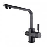 Смеситель для кухни под фильтр Черный мрамор (матовый) Kaiser Decor 40144-2 — 