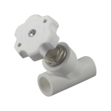 Кран вентильный полипропиленовый угловой Millennium 20 — 