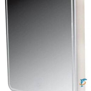 Зеркальный шкаф Style Line Каре 50 смс подсветкой левый, белый (СС-00002372)