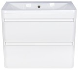 Тумба с раковиной El Fante Атлантика 80 Люкс PLUS подвесная, антискрейч — 