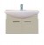 Мебель для ванной Misty Джулия 85 с зеркалом с полочкой (8 мм) подвесная бежевая