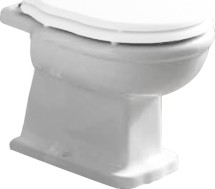 Чаша для унитаза приставного Cezares BOHEME  BB115CBS — 