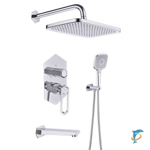 Смеситель Lemark Prizma LM3922C для ванны и душа, встраиваемый  (LM3922C)