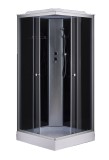 Душевая кабина Loranto 90х90х215, поддон 13 см, верхний душ (CS-6491G) &mdash; 