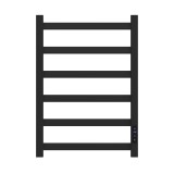 Полотенцесушитель электрический Point Атлант PN18846B П6 400x600, диммер справа, черный — 