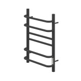 Полотенцесушитель электрический Point Сатурн PN90846B П6 400x600 диммер справа, черный &mdash; 