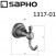 Крючок одинарный Sapho Diamond 1317-01, хром