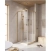 Душевой уголок Cezares RELAX-304-A-2-80-C-BORO 80 х 80 см, стекло прозрачное, профиль золото брашированное