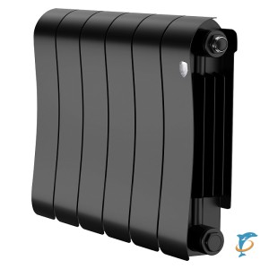 Радиатор биметаллический Royal Thermo Infinity 300 Noir Sable 6 секций  (RTINS30006)
