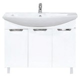 Тумба с раковиной Мисти (Misty) Лаванда 105 прямая — Тумба с раковиной Misty Лаванда 105 прямая