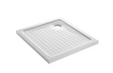Поддон акриловый Loranto 100х100х5 в комплекте с сифоном (CS-15056-100) — 
