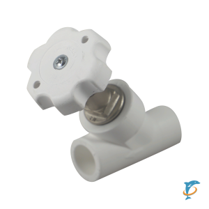 Кран вентильный полипропиленовый угловой Millennium 25 (3M42-vlk-250000)