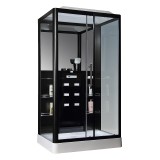 Душевая кабина Loranto Selak CS 127-3A R 90х120х235 правосторонняя, прозрачное стекло 6 мм., профиль черный (CS00035779) &mdash; 