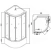 Душевая кабина Loranto 980х980х2150 белое заднее стекло, поддон 40 см, матовое стекло 4 мм, профиль белый (CS-888EDTM/W-100)