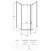 Душевой уголок Loranto 100х100х190 CS-816B-100, черный матовый