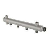 Коллектор из стали с межосевым расстоянием выходов 100 мм VALTEC 1&quot;, 4 x 1/2&quot; — 