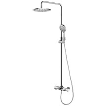 Душевая система Azario GALAXY термостатический картридж, хром (AZ-67B47EV1-1DC1J19A-ZH3394A-HB1153C) — 