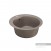 Мойка для кухни из литого мрамора Aquaton Мида круглая серый шелк 1A712732MD250