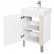 Тумба под раковину Aquaton Кантри 55 белый, дуб верона 1A257601AHB20 — 