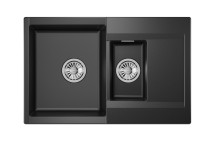 Кухонная мойка Granula ES-7808 шварц — 