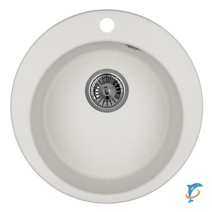 Мойка для кухни Granula 4801, АРКТИК (БЕЛЫЙ), гранит  (GR-4801 арктик)