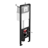 Инсталляция AZARIO для подвесного унитаза 400х160х1100, механическая, 3/6л (AZ-ИУ00001) &mdash; 