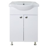 Комплект Loranto Тумба Моника New 50 (500х820х370) с раковиной Basic 50 (CS00071364) — 