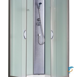 Душевая кабина Loranto CS-6611 F, 100х100х215, матовая, стекло 4 мм, поддон 13 см (CS-6611 F 100*100*215 )